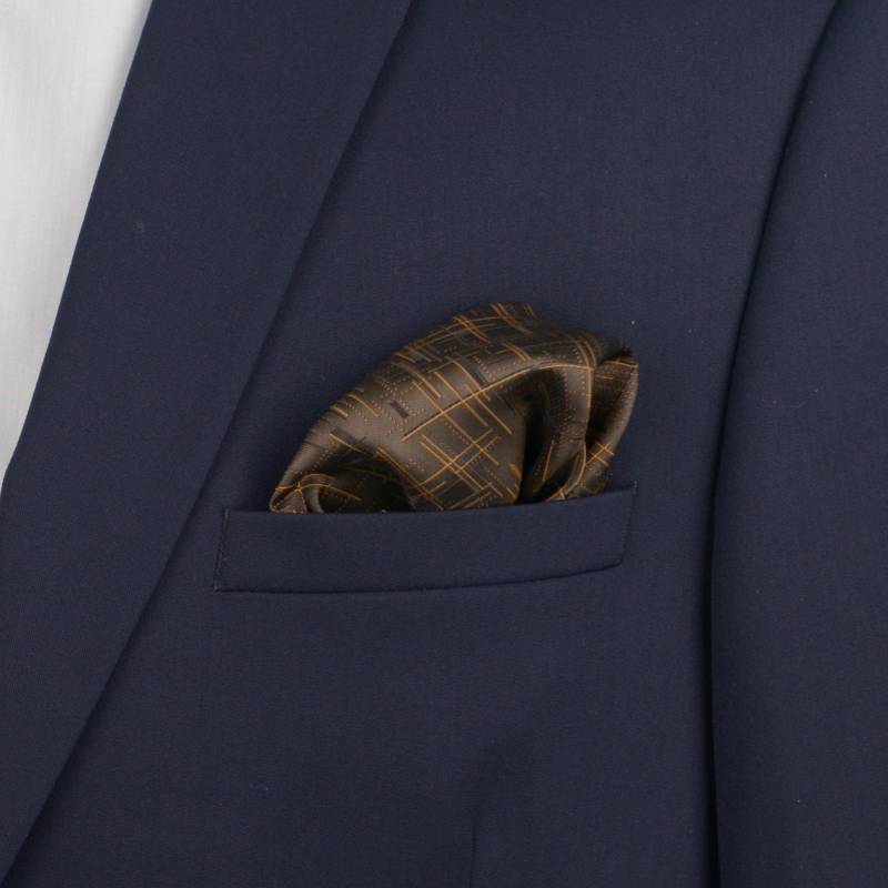 Бабочка мужская с платком 0204