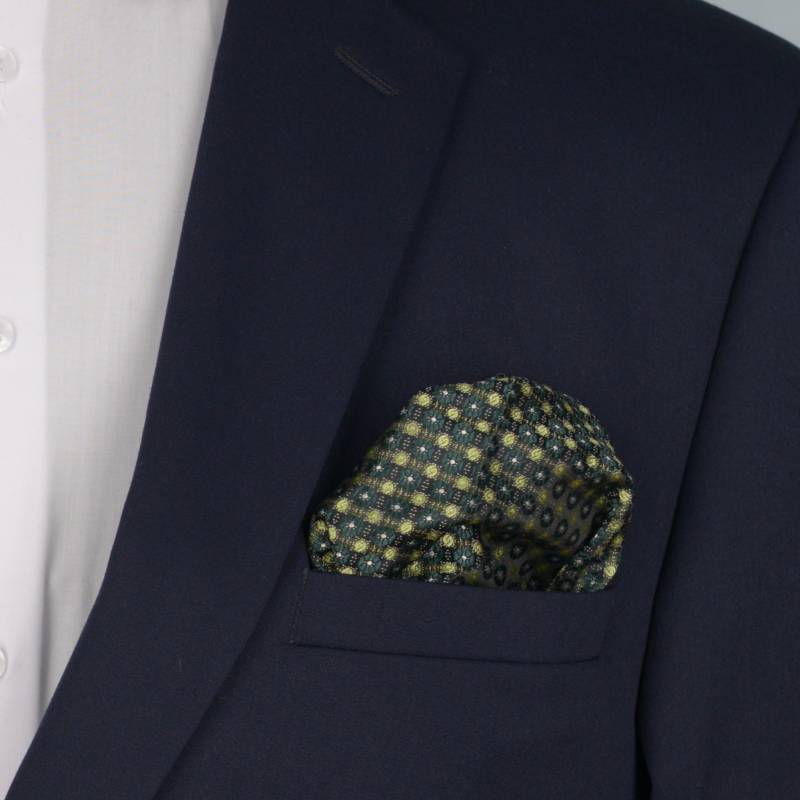 Бабочка мужская с платком 0034